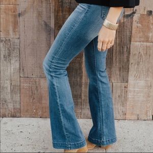 Carly Jean Faye High Rise Flare Jean
